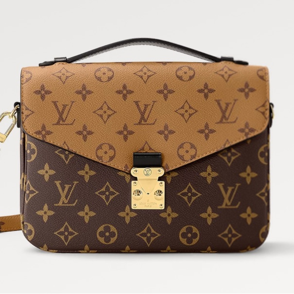 Louis Vuitton Reverse Monogram Pochette Métis Handbag + Cardholder